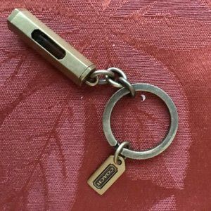 coach keyring with mini level